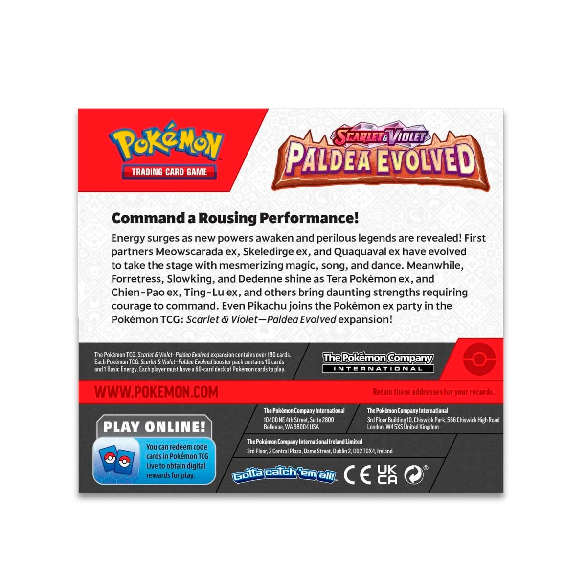 Pokemon TCG: Scarlet & Violet 2 - Paldea Evolved Booster Box