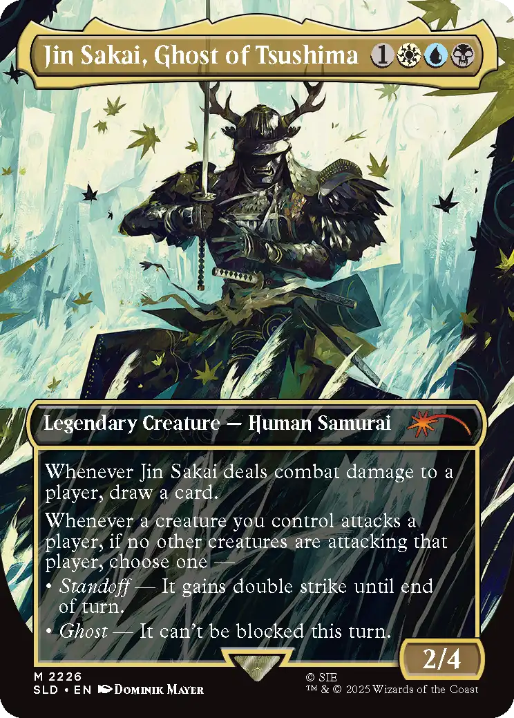 MTG「Secret Lair x Ghost of Tsushima」未開封 Magic the Gathering MTG Secret Lair x Ghost of Tsushima (Non-Foil