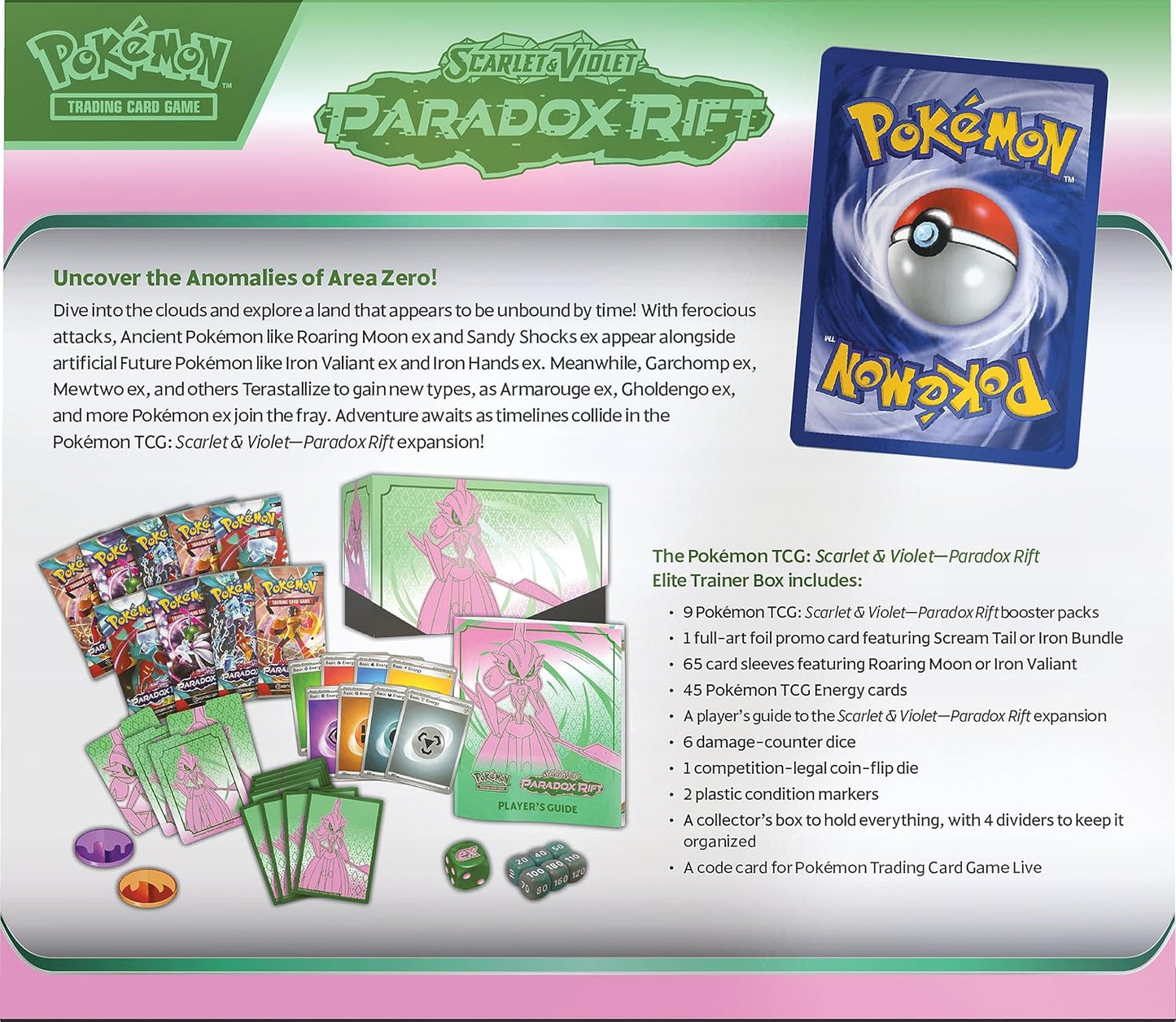 Pokemon TCG: Scarlet & Violet 4 - Paradox Rift - Elite Trainer Box