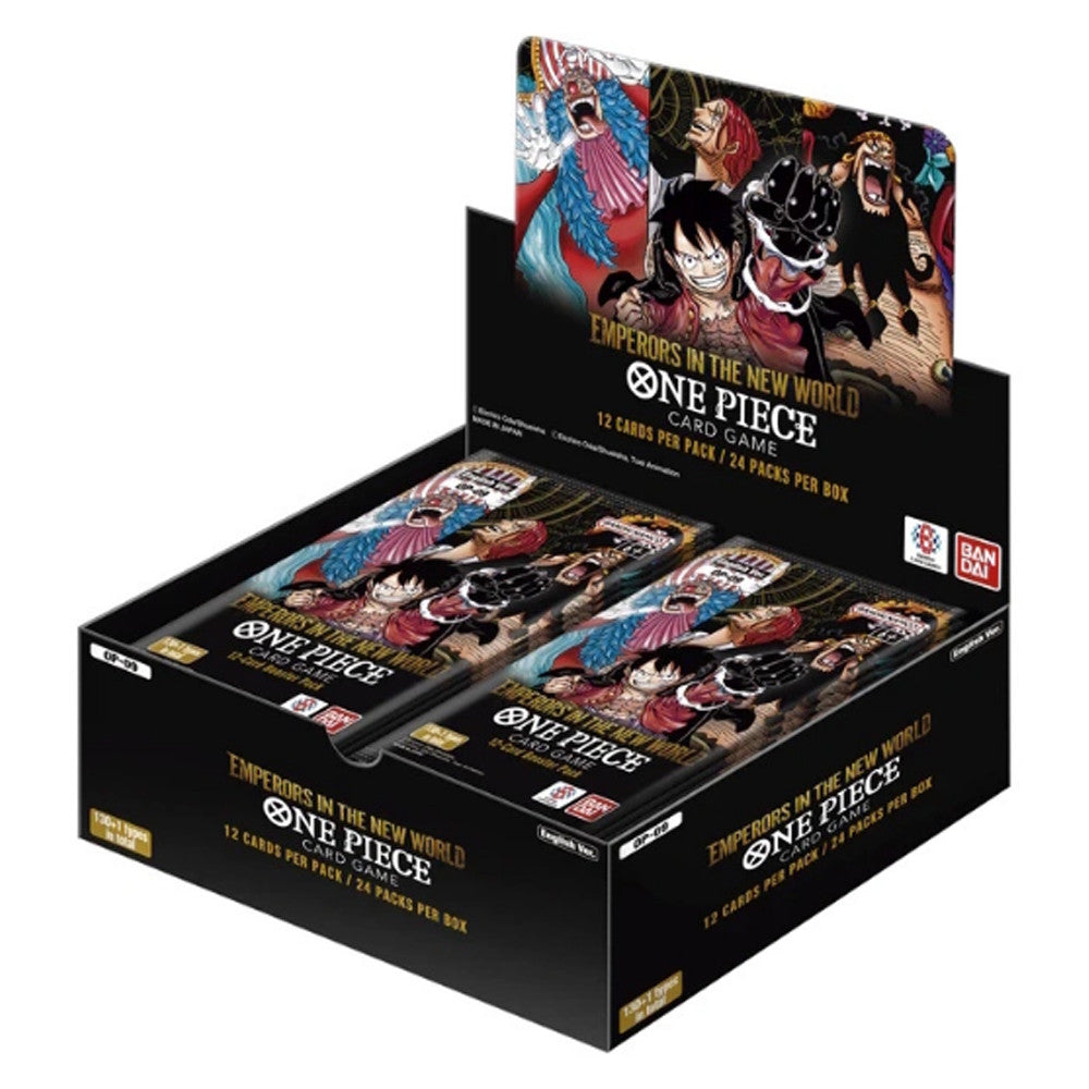 Sealed One Piece Card Game OP-09 Booster Box by Bandai – Emperors In The New World