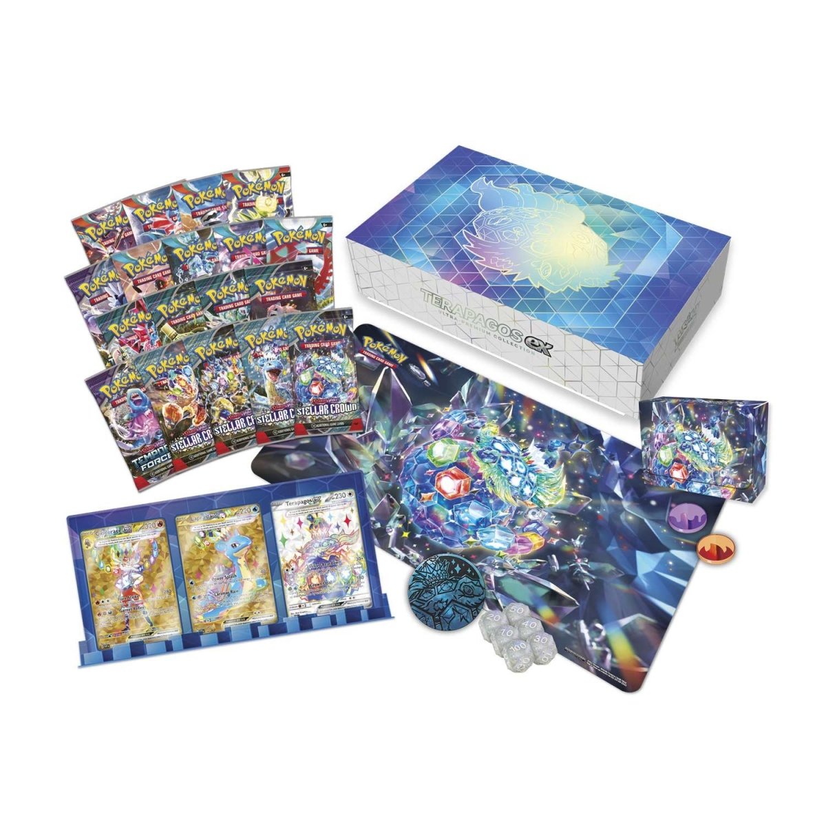 Pokémon TCG: Terapagos ex Ultra Premium Collection Box