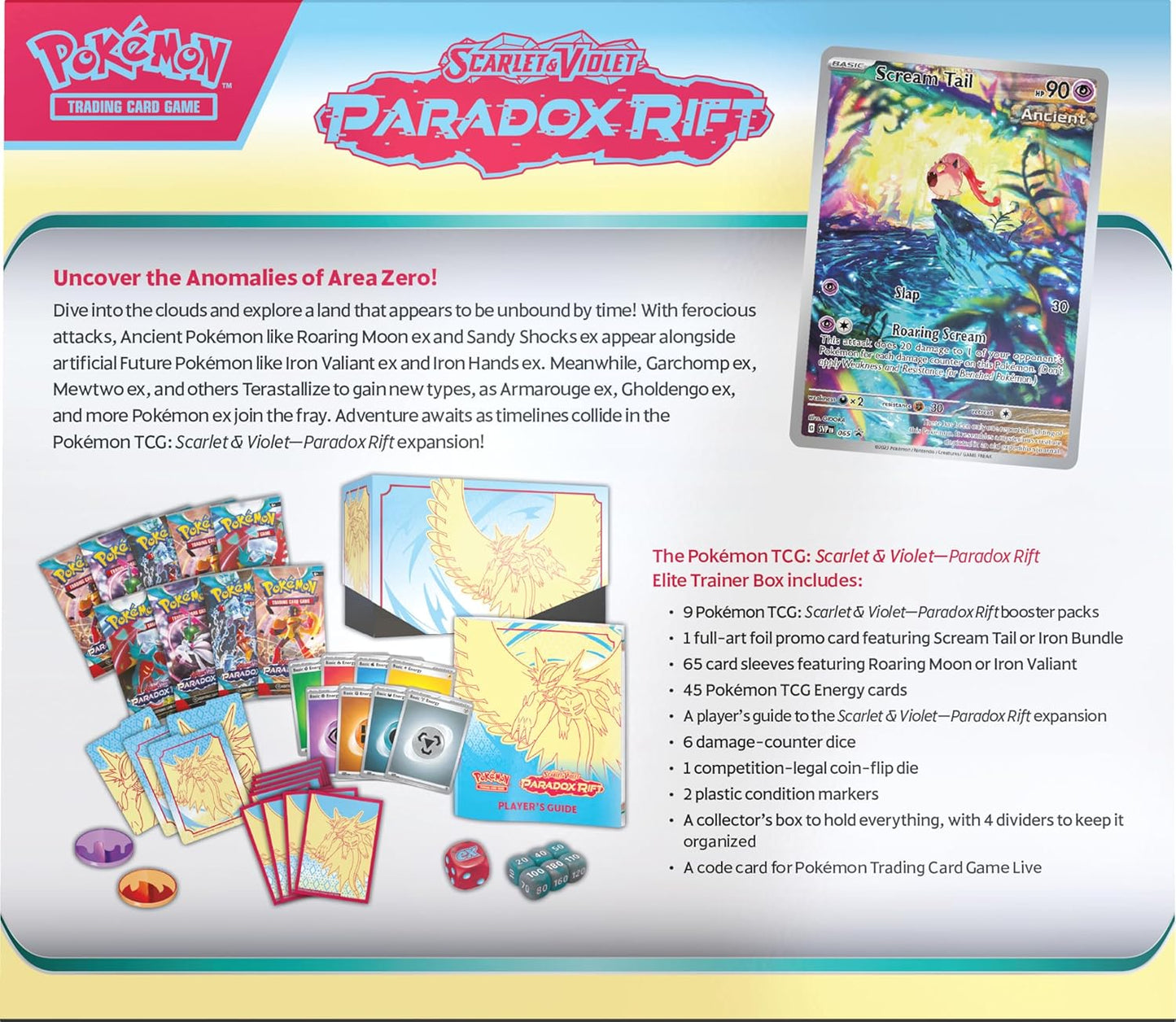 Pokemon TCG: Scarlet & Violet 4 - Paradox Rift - Elite Trainer Box