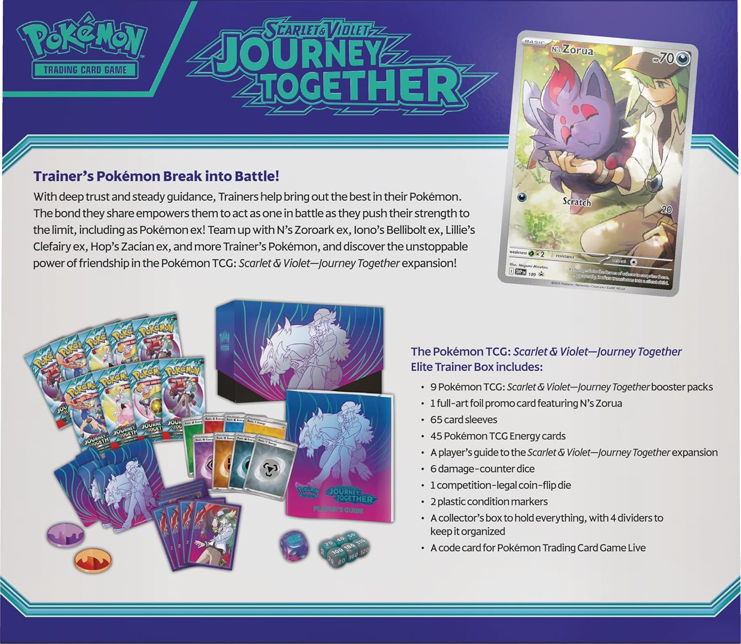 Pokémon TCG: Scarlet & Violet 9 – Journey Together Elite Trainer Box
