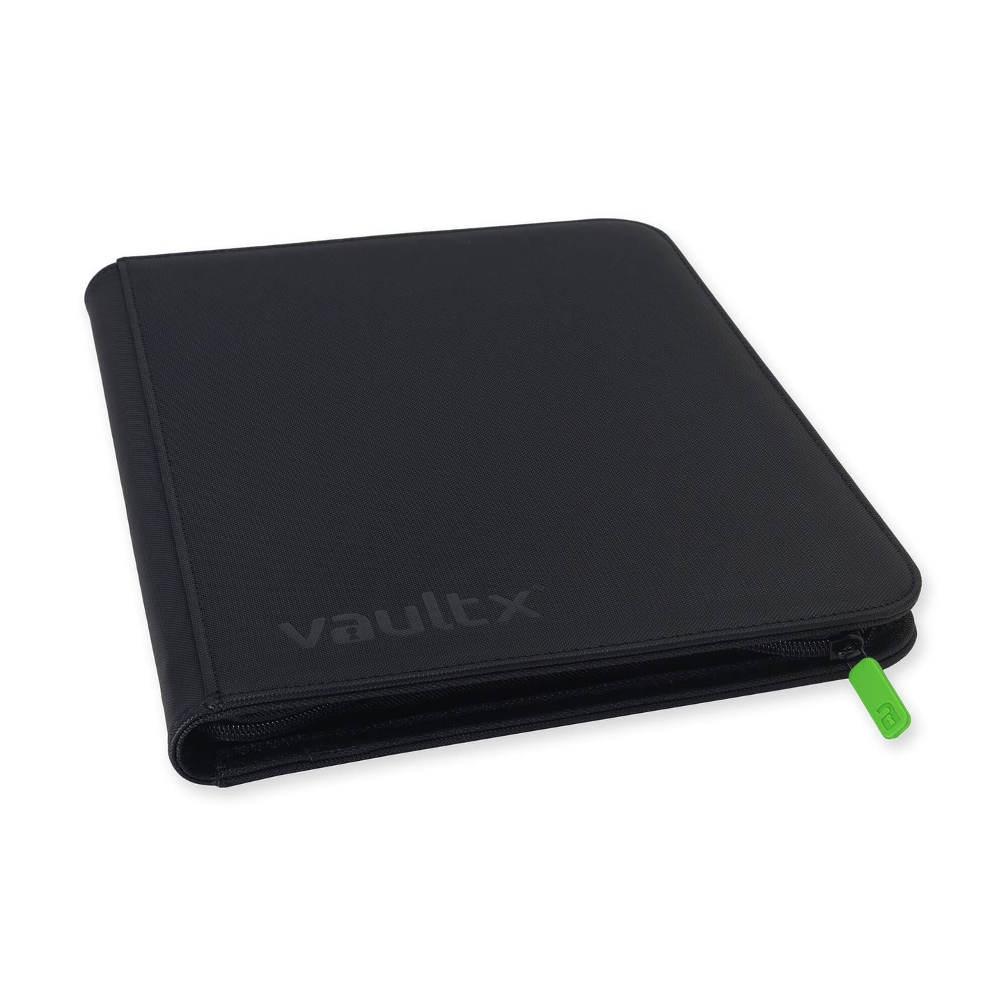 VaultX - Zip Binder – 9-Pocket | 360 Card Exo-Tec® Zip-Up - Black