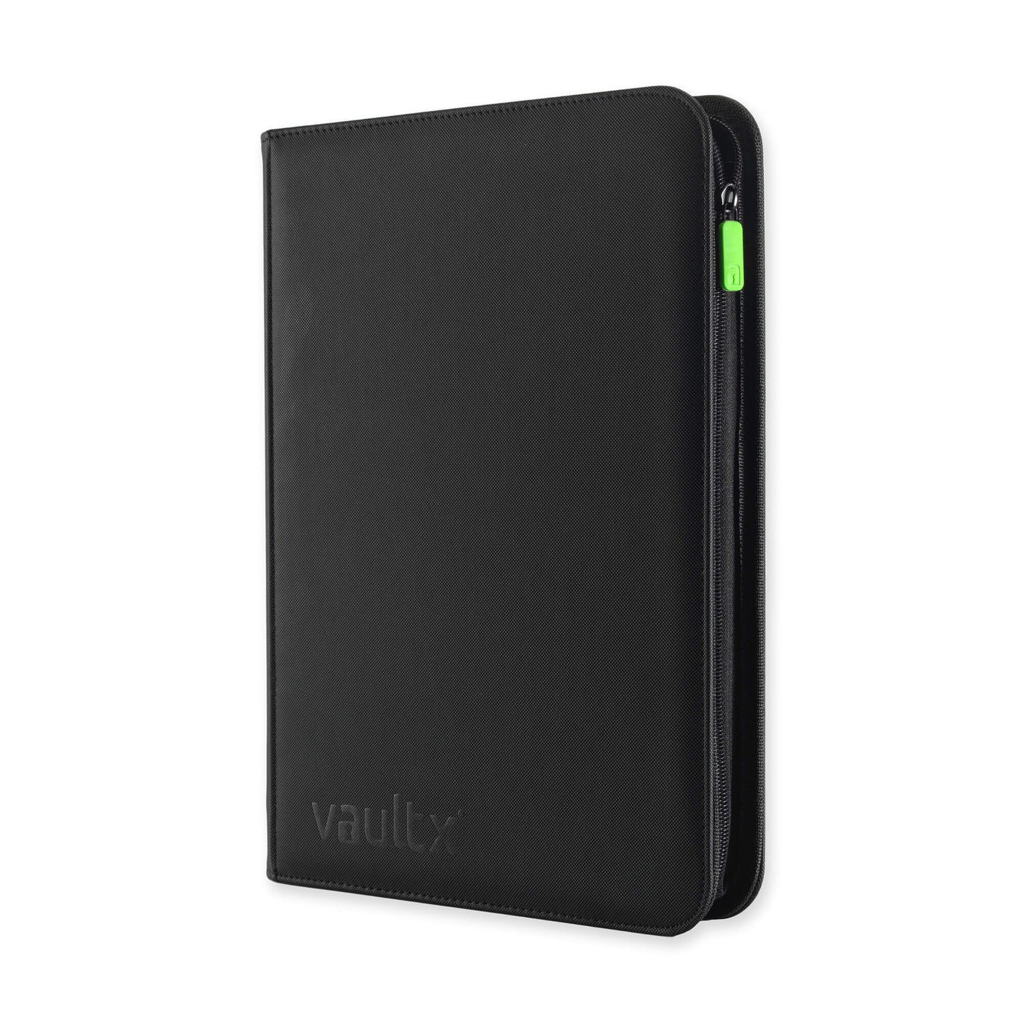 VaultX - Zip Binder – 9-Pocket | 360 Card Exo-Tec® Zip-Up - Black