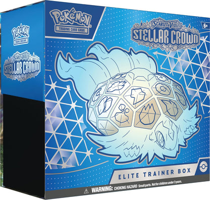 Pokémon TCG: Scarlet & Violet 7 - Stellar Crown - Elite Trainer Box (ETB)