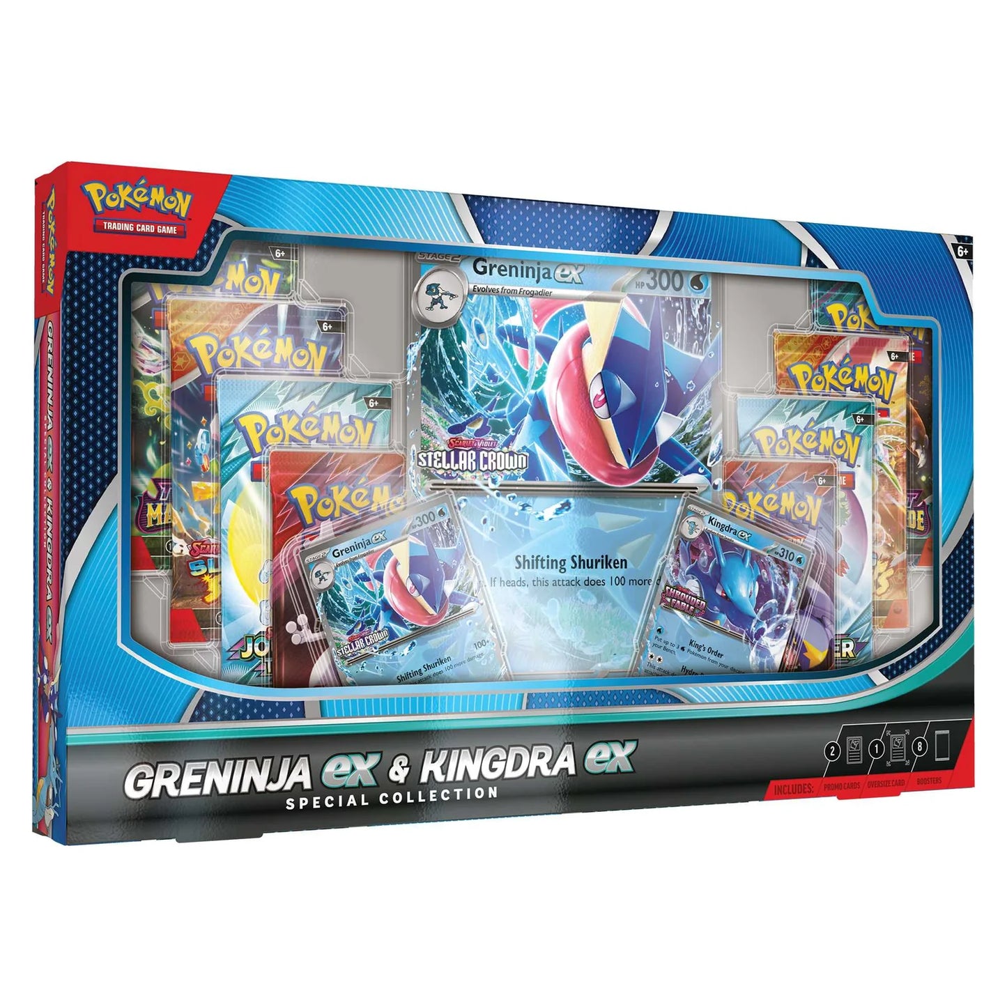 Greninja ex/ Kingdra ex Special Collection Box