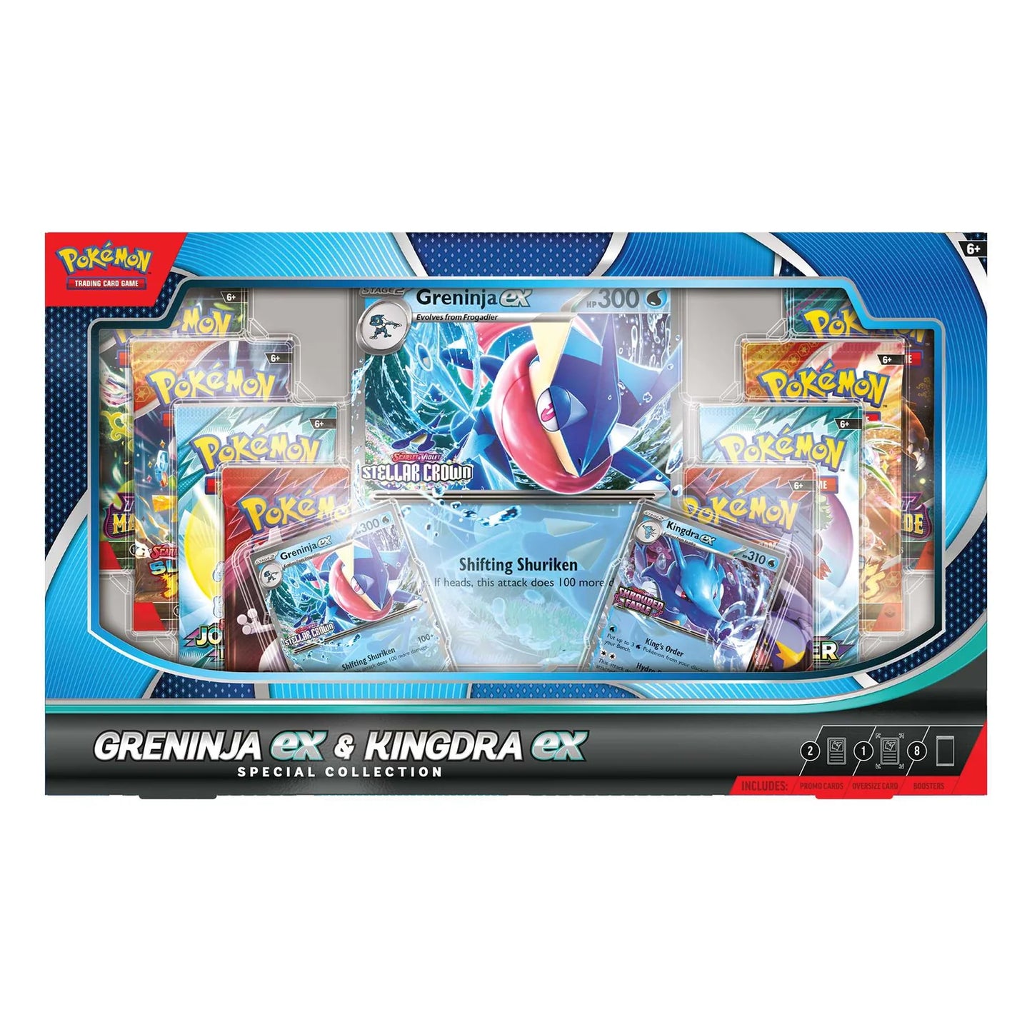 Greninja ex/ Kingdra ex Special Collection Box