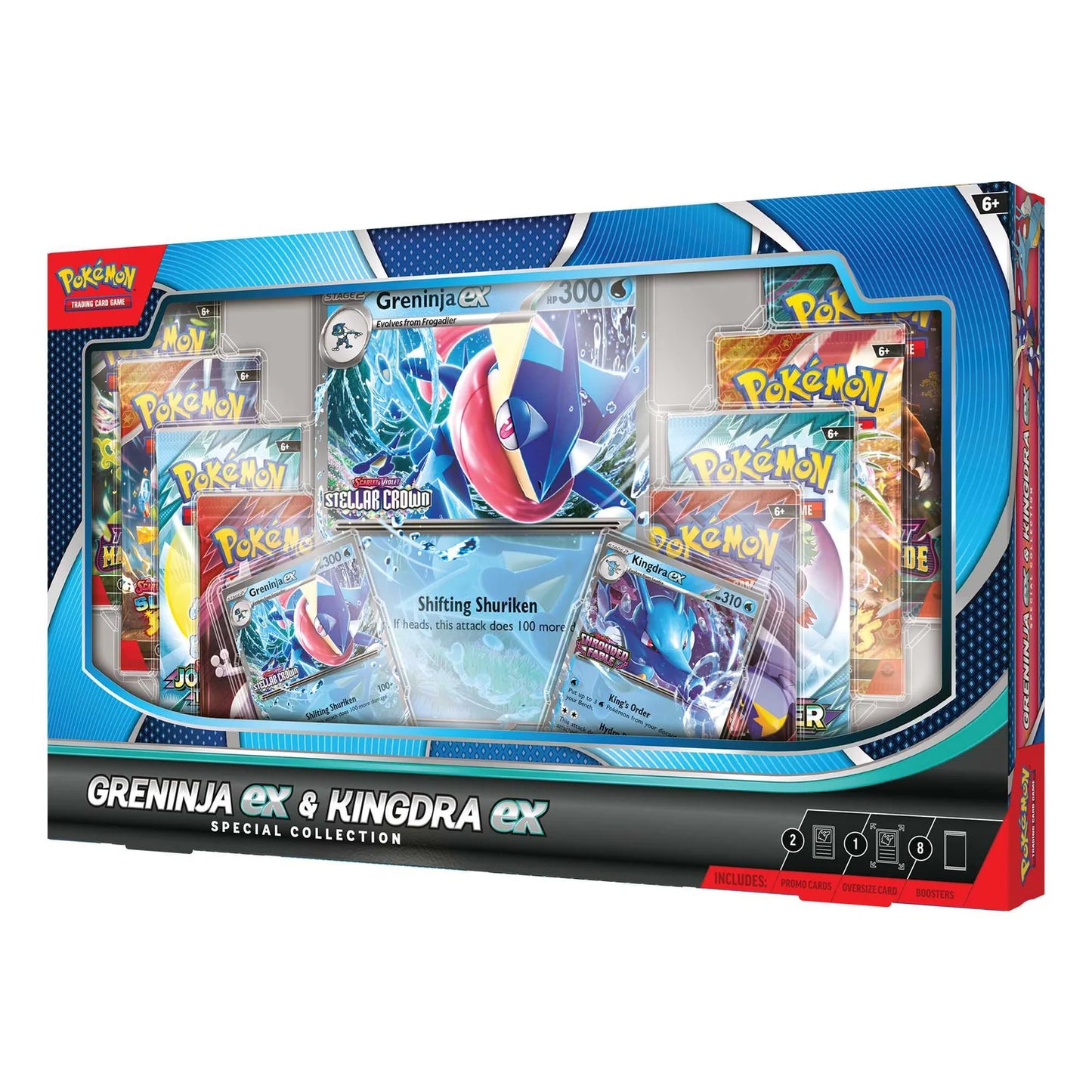 Greninja ex/ Kingdra ex Special Collection Box