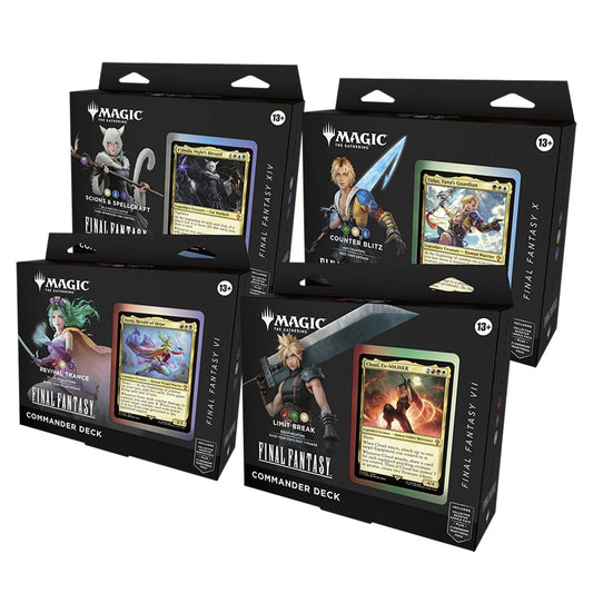 Magic: The Gathering — FINAL FANTASY Commander Decks | Full Set & Individual Decks
