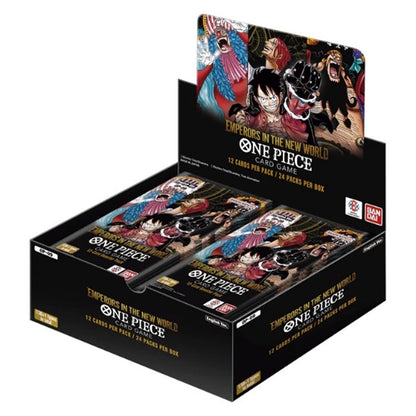 Sealed One Piece Card Game OP-09 Booster Box by Bandai – Emperors In The New World