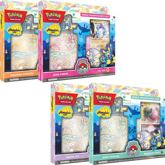 Pokémon TCG: 2024 World Championships Decks – Assorted Finalist Decks with Accessories