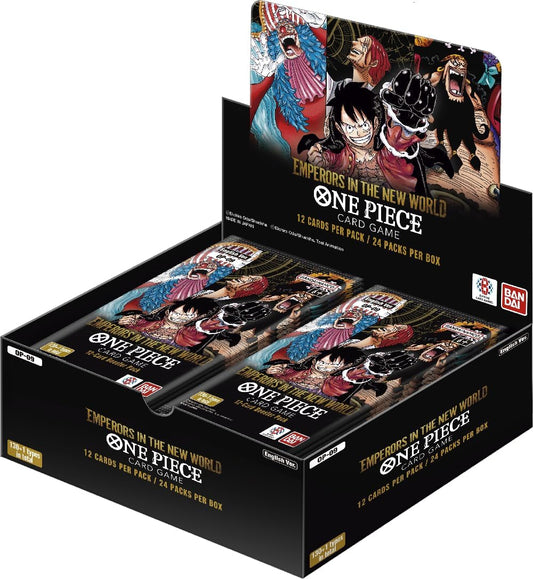 One Piece Card Game OP-09 Booster Box by Bandai – Emperors In The New World New Booster Box 